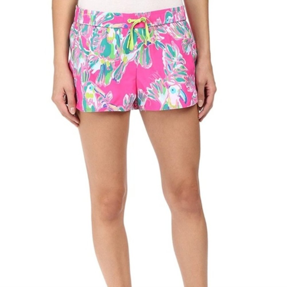Lilly Pulitzer Floral Athletic Shorts